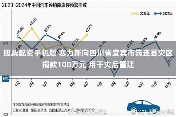 股票配资手机版 赛力斯向四川省宜宾市筠连县灾区捐款100万元 用于灾后重建